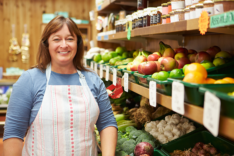 business owner in shop